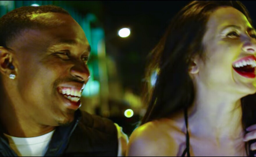 A scene from music video for Dwayne "DJ" Bravo's Champion.