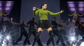 Rosalía performs at the YouTube theater on Oct. 7, 2022 in Inglewood, Calif.