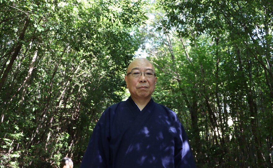 Hioki Doryu, 44th Abbott of the Buddhist Rinnoji Temple in Sendai, Japan