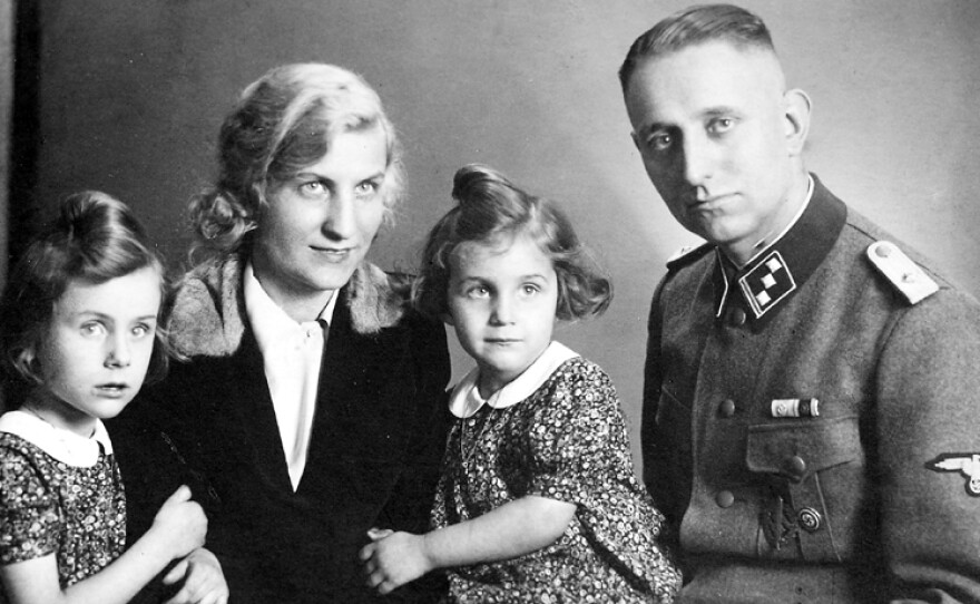 <strong>Uncovering A Secret Past: </strong>In a family portrait taken in 1941, Bruno Langbehn poses with his wife and children. It was not until after Langbehn's death, at 85, that his grandchildren learned he was not just a German dentist, but a dedicated Nazi and a member of Hitler's Schutzstaffel — the Nazis' chief paramilitary arm.