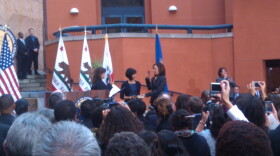 Kamala Harris was sworn in as California Attorney General Jan.3, 2010. She is the first female and first African-American to hold the position.