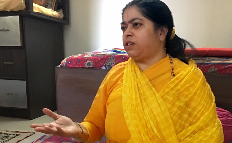 Sadhvi Kamal Didi, president of the women's wing of the National Cow Protection Group, says her members will take the law into their own hands when the police fail to arrive on the scene to enforce cow welfare laws.