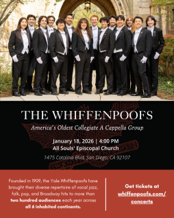 The Yale Whiffenpoofs in San Diego