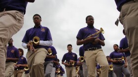 The Edna Karr High School marching band had fewer than 40 members four years ago. Today, more than 80 students are in the band.