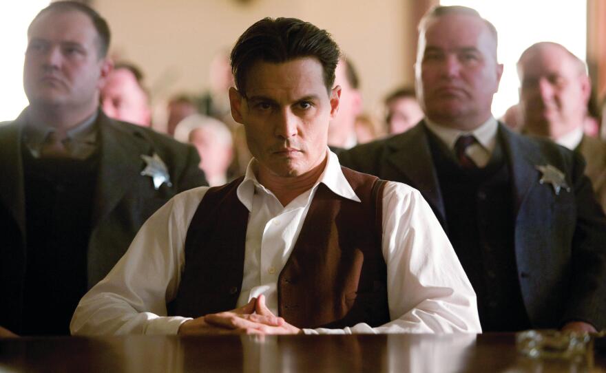 Johnny Depp in "Public Enemies"