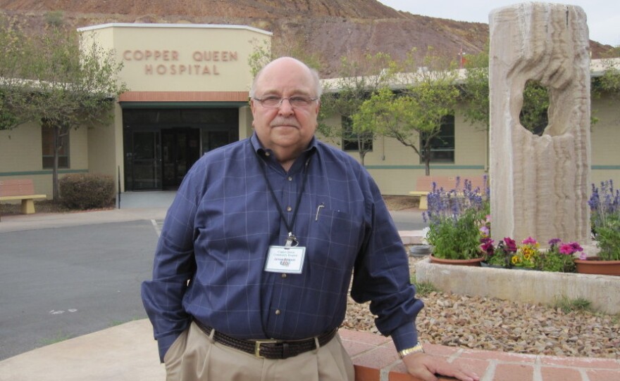 Jim Dickson, the CEO of Copper Queen Community Hospital in Bisbee, Ariz.