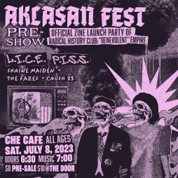 Promotional poster for the Aklasan Fest pre-show.