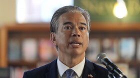 California Attorney General Rob Bonta discusses the California Department of Justice's efforts to protect rights of the state's immigrant communities at a news conference at the San Francisco Public Library's Bernal Heights branch in San Francisco, Wednesday, Dec. 4, 2024.