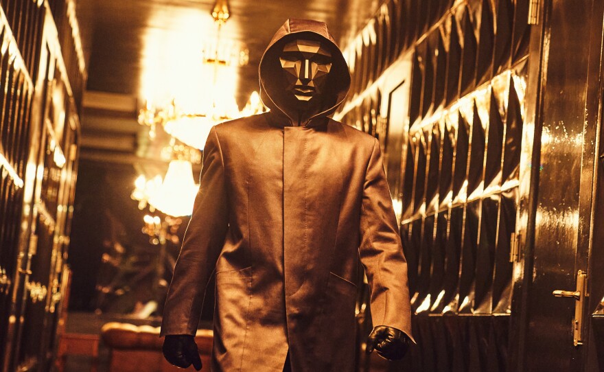 You may not see his face, but Lee Byung-hun, who plays the Front Man, is recognizable by his voice alone.