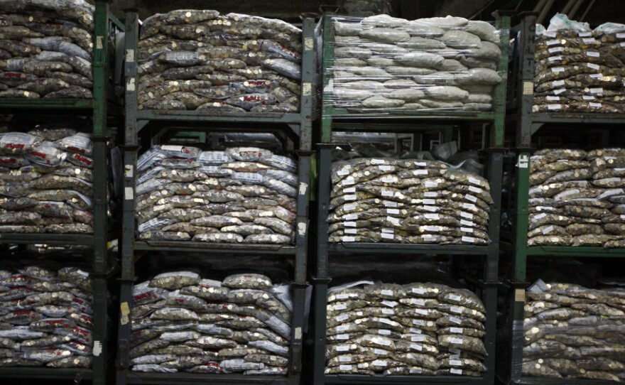 Millions of dollars worth of $1 coins languish in a vault at the Federal Reserve Bank of Richmond's Baltimore branch.