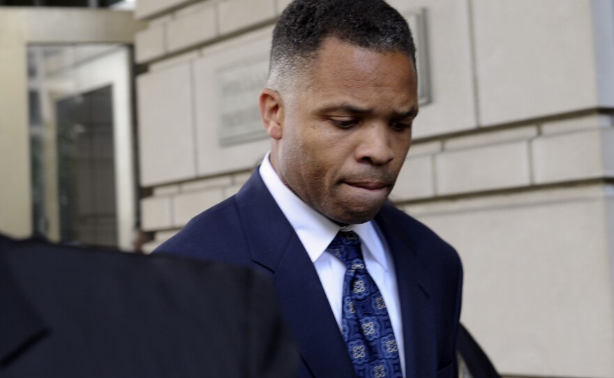 Former Rep. Jesse Jackson Jr. of Illinois leaves federal court in August after being sentenced to 30 months in prison. Jackson reported to prison in North Carolina several days before the Nov. 1 deadline.
