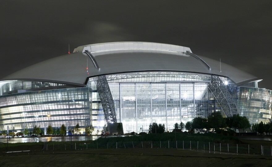 The new Dallas Cowboys stadium opened in 2009 in Arlington, Texas.