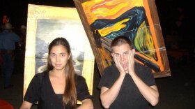 This is one for the Culture Lusters in all of us. Brandon & Kara Leen's homemade Halloween costumes, "Mona & Munch." Nice!