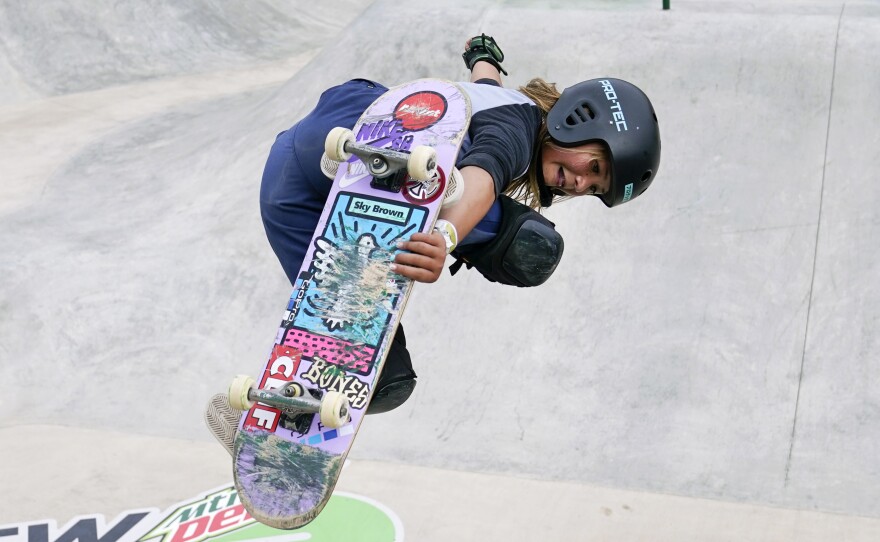 The U.K.'s Sky Brown is one of the youngest athletes who will compete at the Tokyo Olympics.