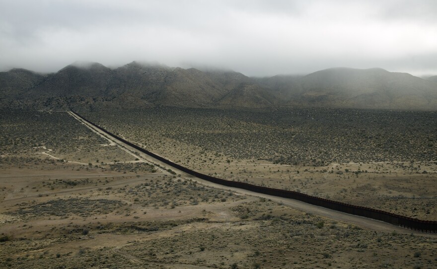 The Wall, Jacumba, California an image Misrach captured in 2009.