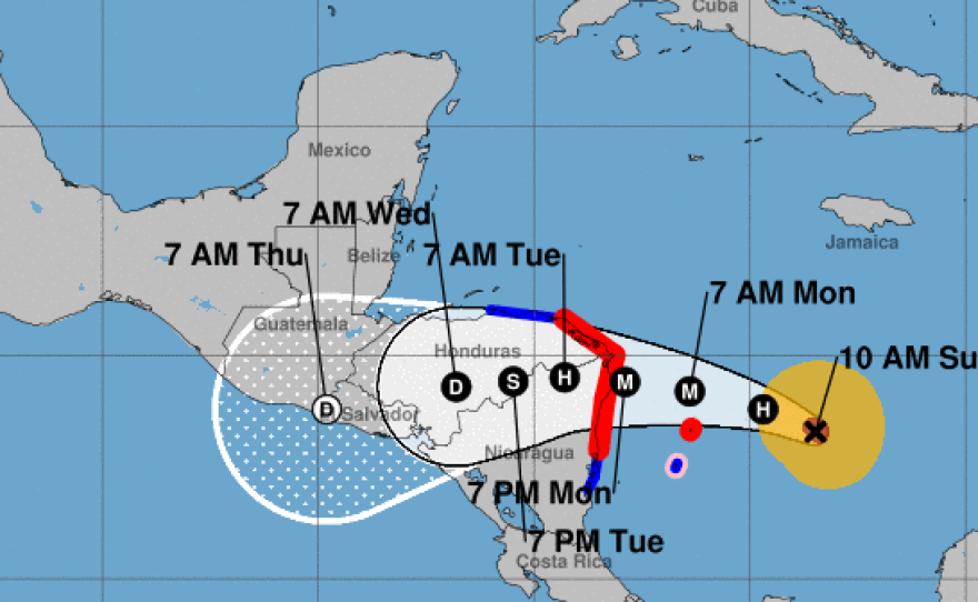 Hurricane Iota is expected to intensify to a Category 4 storm as it approaches Central America. The storm has the potential to bring catastrophic damage to the region that is still recovering from Hurricane Eta earlier this month.