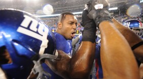 Chris Ganty, New York Giants defensive lineman, is just one of the celebrities participating in the “American Graduate: Let’s Make It Happen” public media initiative. 