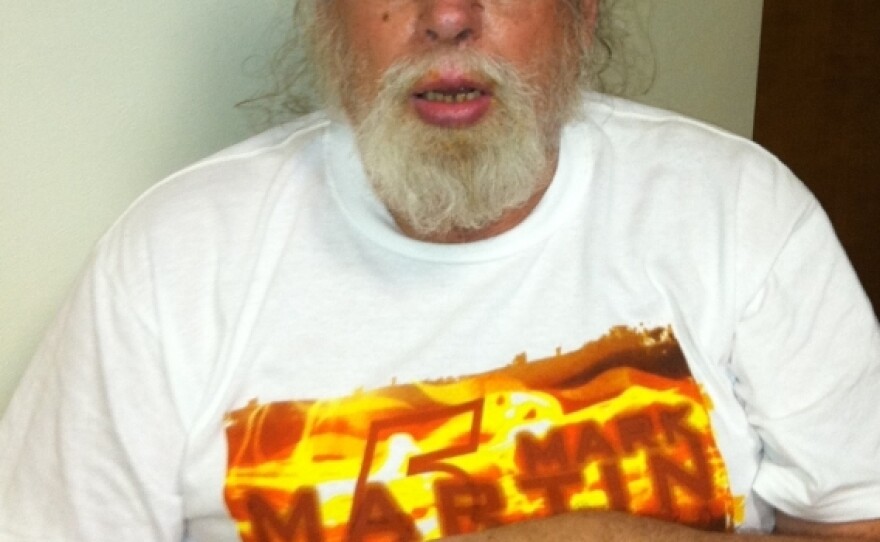 Earl Van Beek said his first night at the shelter, "there was no pushing, there was no rudeness. It went perfectly."