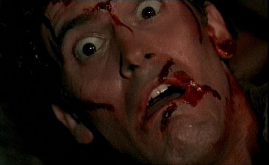 Bruce Campbell takes on all comers in "Evil Dead II" at Stone Brewing, Co. June 10. Groovy!