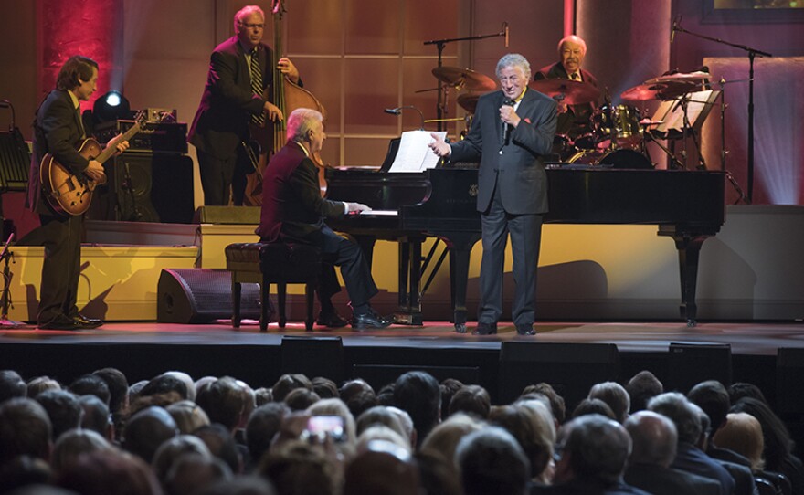 Honoree Tony Bennett performs at the Library of Congress Gershwin Prize for Popular Song. The special was taped on Nov. 15, 2017 at the Daughters of the American Revolution (DAR) Constitution Hall in Washington, D.C.