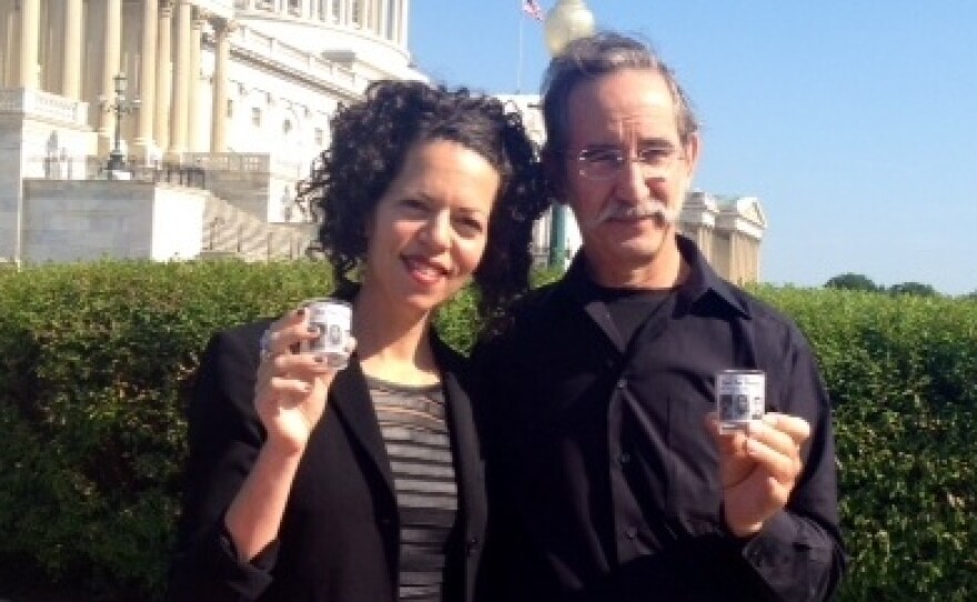 David Goodman and Stosh Cotler of Bend the Arc at the U.S. Capitol.