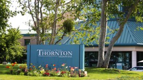 A sign at UCSD's Thornton Hospital is seen, March 21, 2016.