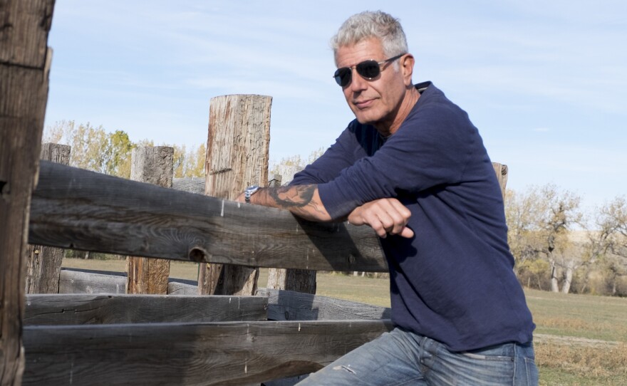 Bourdain began his career as a dishwasher, and jokes that he learned "all the most important lessons" of his life scrubbing dishes.
