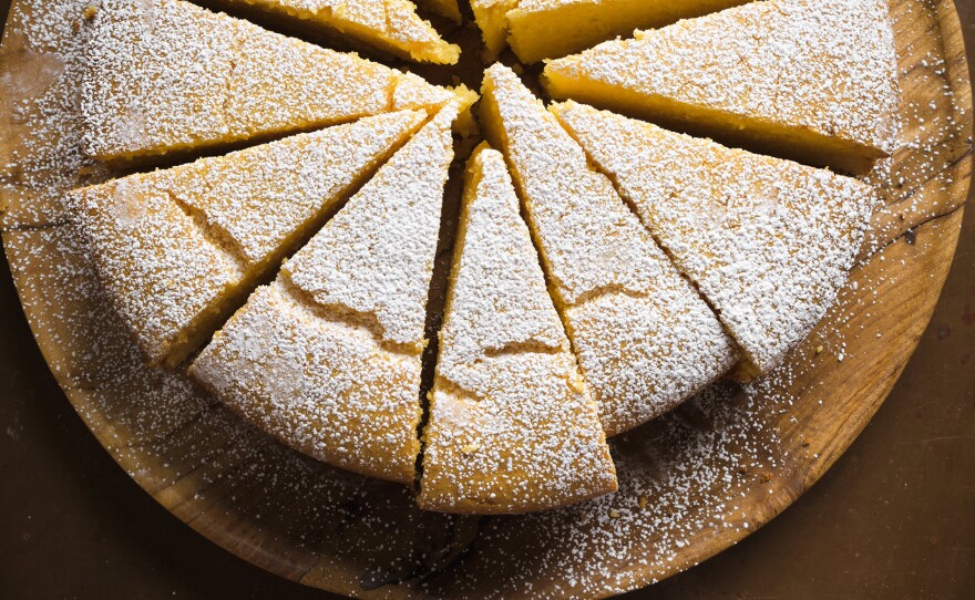 Mexican sweet corn cake