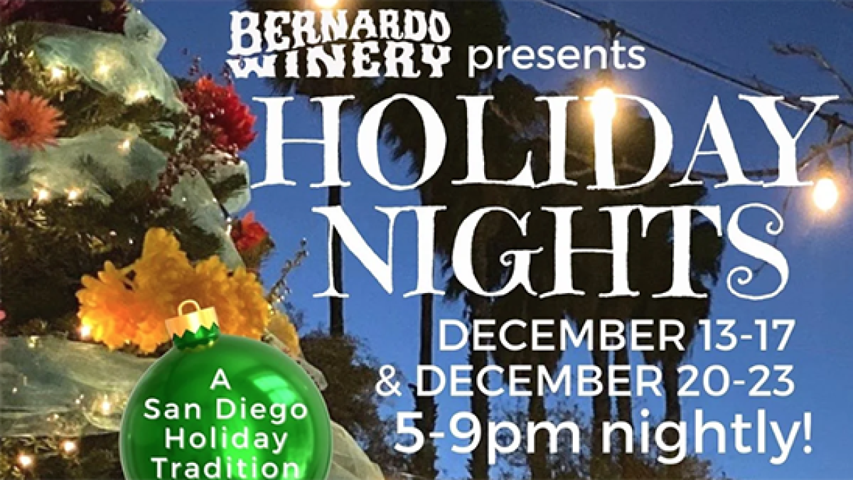 Holiday Nights at Bernardo Winery - Vimarsana News
