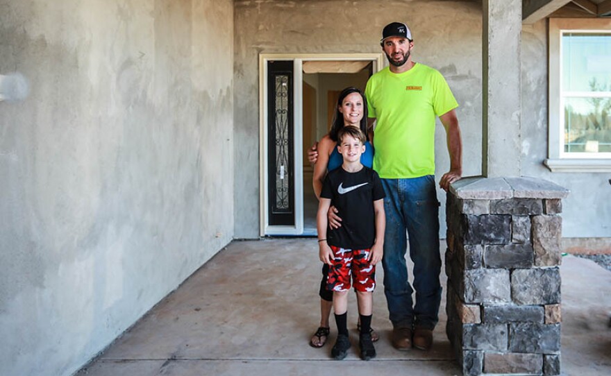 Crystal Hutchison, Luke Bellefeuille and son Trinton are featured in REBUILDING PARADISE On THIS OLD HOUSE. 