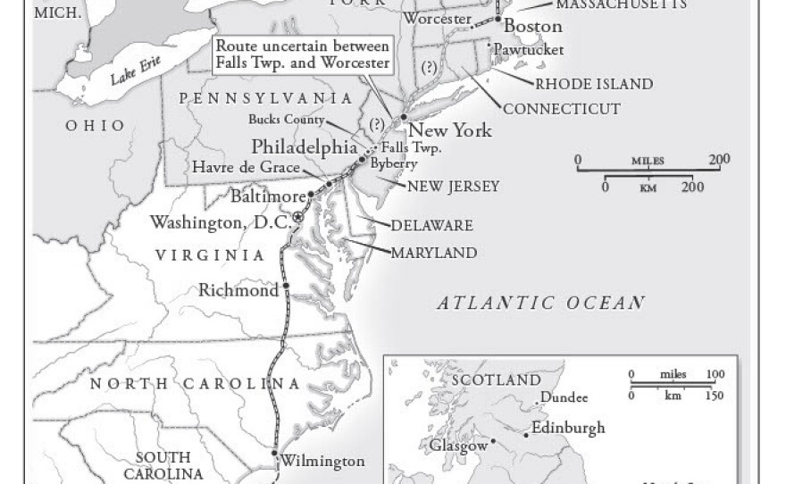 The Crafts' journey to freedom began when they fled their home in Macon, Georgia, in December 1848.