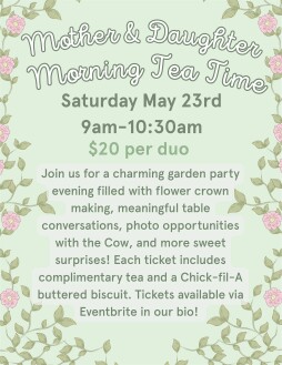 Mother and Daughter Tea Time