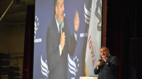 Republican Texas Sen. Ted Cruz speaks at the Iowa Faith and Freedom Coalition's Spring Kickoff event May 1, 2026.
