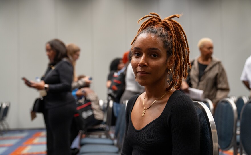Jasia Gooden at the Congressional Black Caucus' annual legislative conference in 2023.
