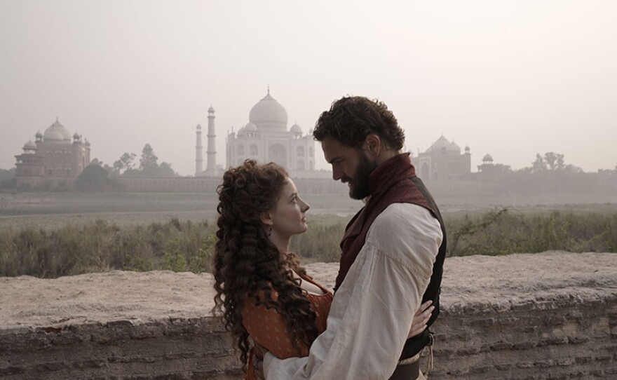 Dakota Blue Richards as Margaret Osborne and Tom Bateman as John Beecham.