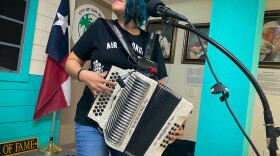 Elisa de Hoyas is part of a new generation of acordeonistas who are keeping conjunto thriving through teaching and performance in the Rio Grande Valley of Texas.