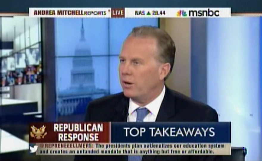 San Diego Mayor Kevin Faulconer speaks to NBC's Peter Alexander on the MSNBC's "Andrea Mitchell Reports," Jan. 21, 2015.