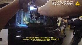 Body-worn camera footage where police shot an arrestee July 5, 2020, at SDPD headquarters who allegedly slipped out of handcuffs, grabbed an officer's gun and discharged the gun