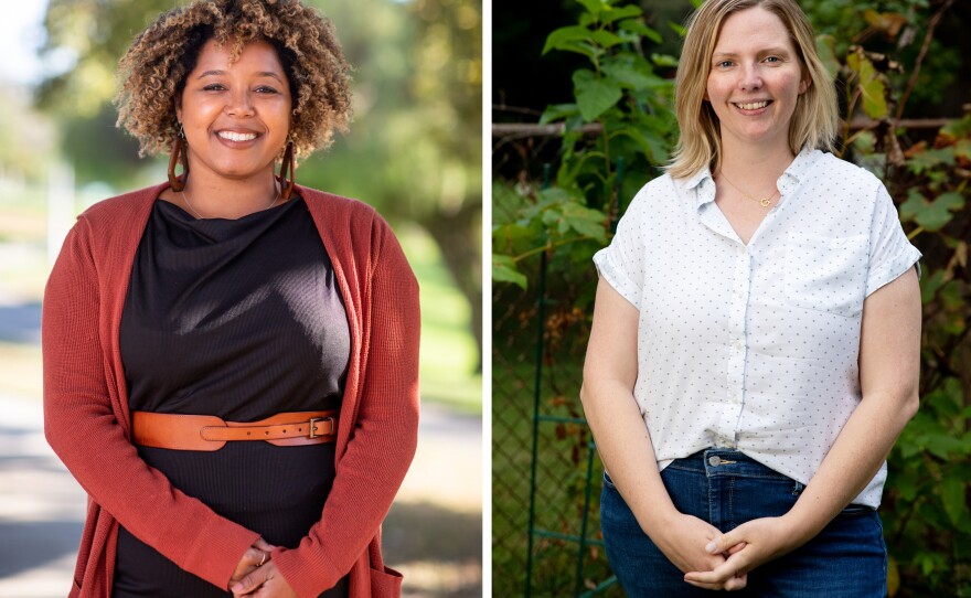 Zahra Nealy (left) and Victoria Chamberlin both stand to benefit from recent changes to the Public Service Loan Forgiveness program.