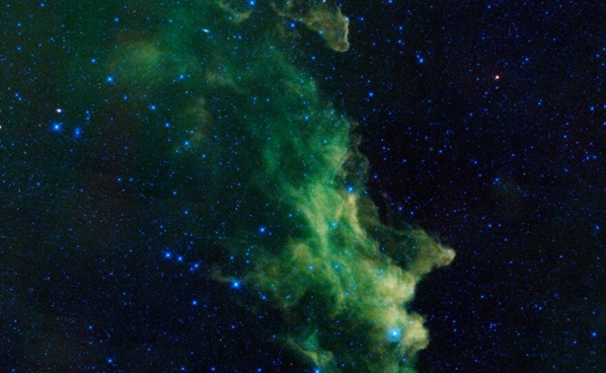 The Witch Head nebula, a spooky image from NASA. But is it scarier that more than half of adults think about the best way to eat candy corn?