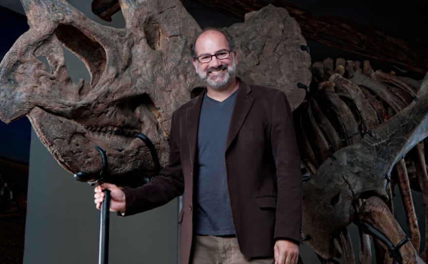Curator Luis Chiappe hopes the Dinosaur Hall will inspire future generations of paleontologists.