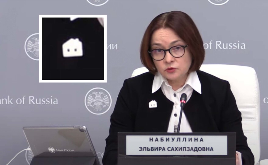 Elvira Nabiullina in April 2020