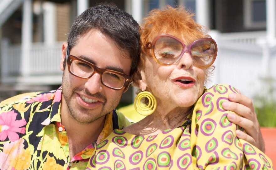 Blogger Ari Seth Cohen with Ilona Royce Smithkin, 93, one of his most famous subjects.