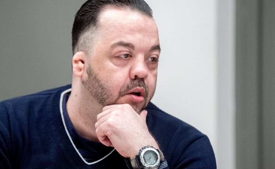 Former nurse Niels Högel was found guilty of killing patients in his care by injecting them with drugs and then trying to resuscitate them. He's seen here in court, awaiting his verdict in Oldenburg, Germany.