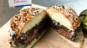 At Saxon + Parole, a New York City restaurant, chef Brad Farmerie serves up the Impossible Burger, a plant-based burger that sizzles, smells and even bleeds like the real thing.