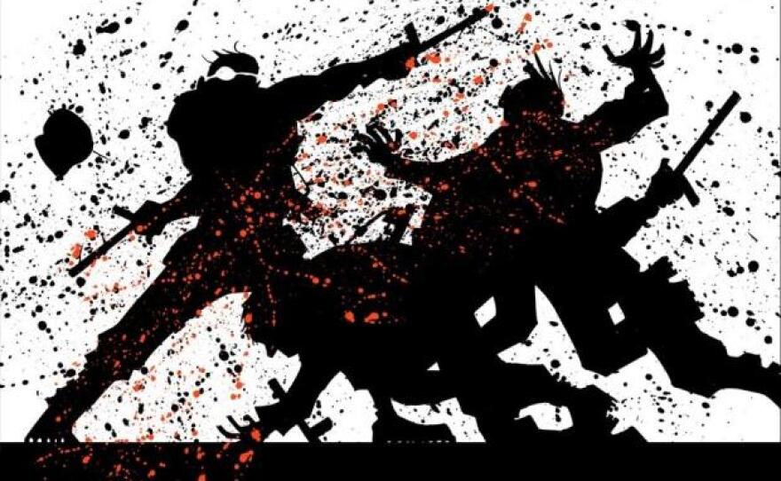 Panel from Victor Santos' "Polar" comic.