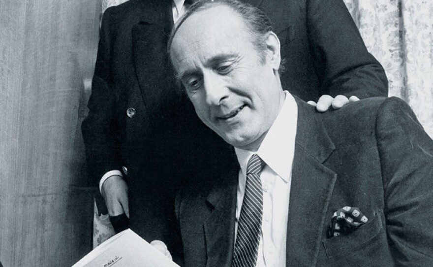 Luciano Pavarotti and Henry Mancini rehearse for the recording of "Mamma."