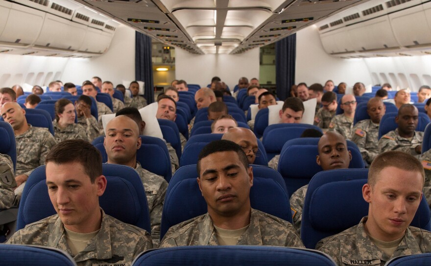 In the film adaptation of <em>Thank You For Your Service,</em> U.S. soldiers<em> </em>Adam Schumann (Miles Teller), Solo Aeiti (Beulah Koale) and Will Waller (Joe Cole) struggle to return to civilian life.