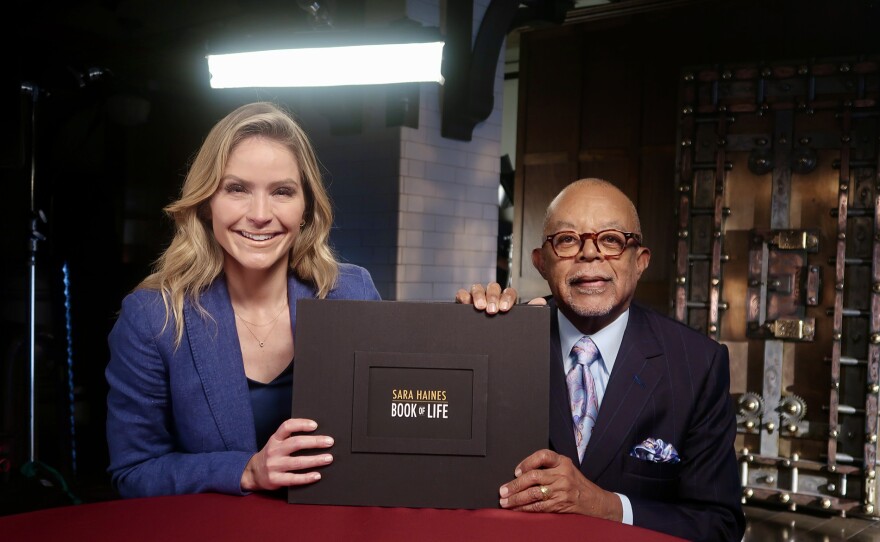 Sara Haines and Henry Louis Gates Jr. on FINDING YOUR ROOTS