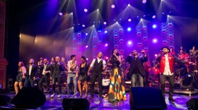 All performers on stage for the "Unity - The Latin Tribute To Michael Jackson." World-class drummer and percussionist Sheila E. hosts this concert special that showcases award-winning Latin artists and a 37-piece orchestra performing Latin-infused arrangements of the songs on Tony Succar’s album "Unity: The Latin Tribute To Michael Jackson." The concert features 10 songs that inspired musicians from all over Latin America to come together to celebrate and reimagine hits such as “Smooth Criminal,” “I Want You Back” and “Billie Jean.”